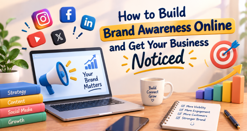 How to Build Brand Awareness Online and Get Your Business Noticed
